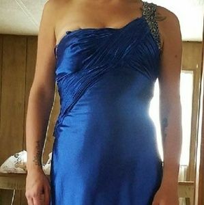 Royal blue dress